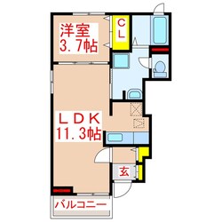 フロレスタＫの物件間取画像